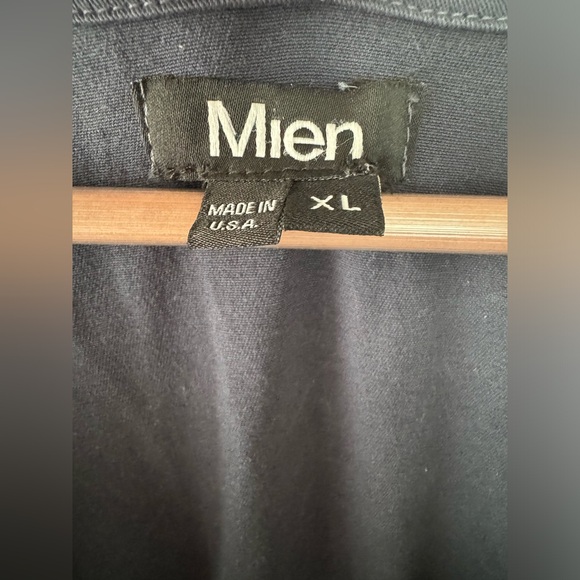 Mien Navy Blue Jumpsuit Button Organic Cotton Women's XL - Picture 4 of 7